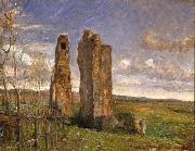 Albert Gottschalk Ruins in Campagna France oil painting artist